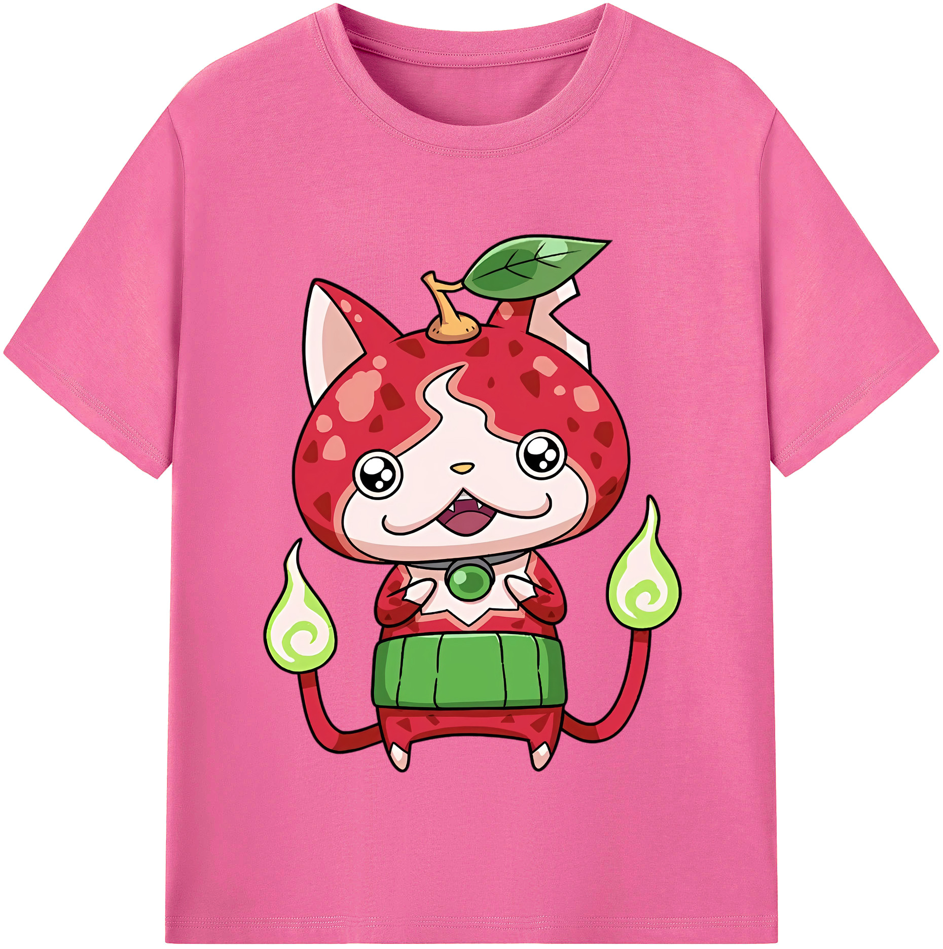 （画像用） 妖怪ウォッチ Yo-kai Watch レディースカジュアルプリントTシャツ（綿100％）